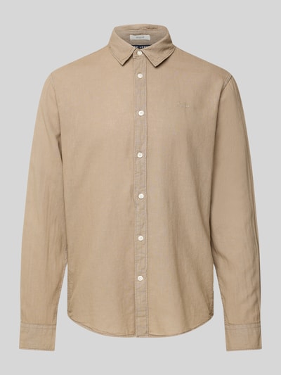 Pepe Jeans Freizeithemd mit Knopfleiste Modell 'ARNAU' Beige 1