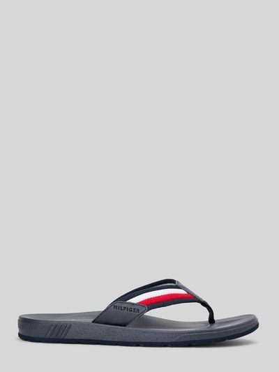 Tommy Hilfiger Zehentrenner mit Logo Details Marine 2