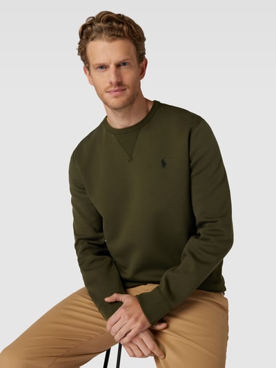 Polo Ralph Lauren Sweatshirt mit Rundhalsausschnitt Oliv 3