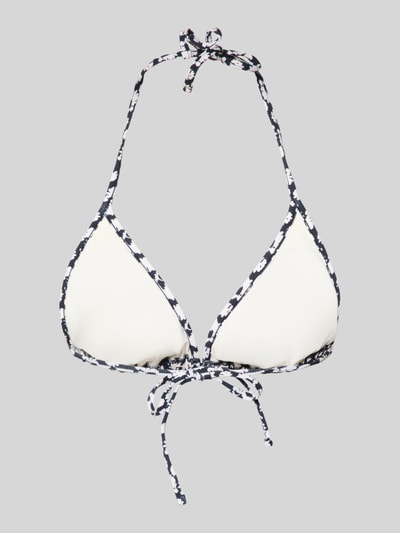 Marc O'Polo Bikini-Oberteil mit Label-Applikation Dunkelblau 3