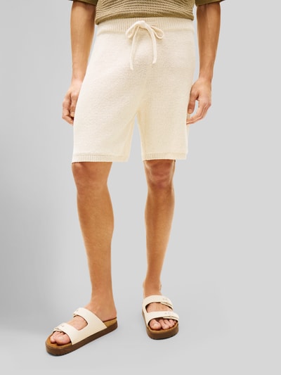 Tommy Hilfiger Regular Sweatshorts mit Tunnelzug Sand 4