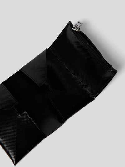 Marni Portemonnaie mit Label-Print Schwarz 3
