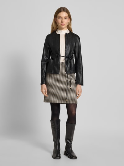 GUIDO MARIA KRETSCHMER WOMAN Blazer in Leder-Optik Modell 'Admira' Black 1