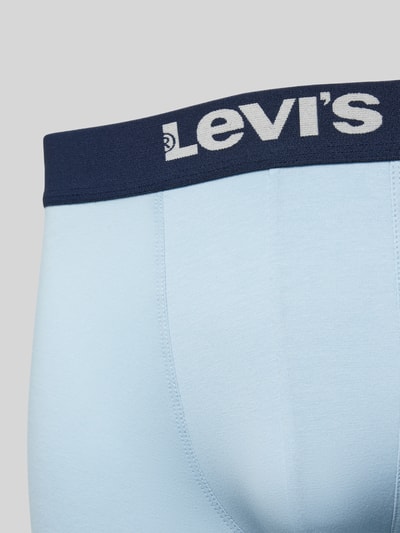 Levi's® Trunks mit elastischem Logo-Bund im 2er-Pack Hellblau 2