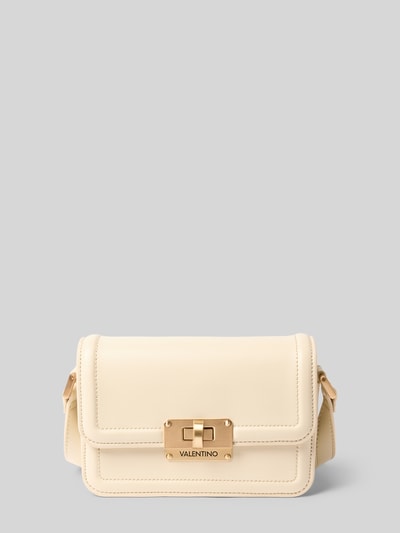 VALENTINO BAGS Torba na ramię z imitacji skóry model ‘FLOREN’ Écru 1