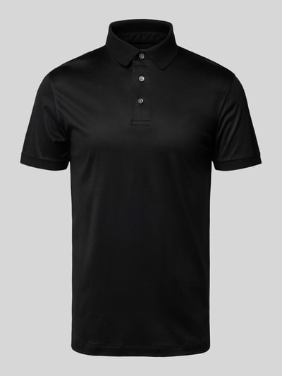 Emporio Armani Regular Fit Poloshirt mit Label-Print Black 2