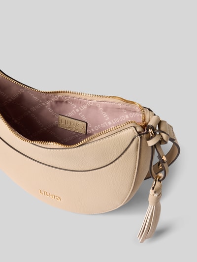 Liu Jo White Torba hobo z imitacji skóry Beżowy 5