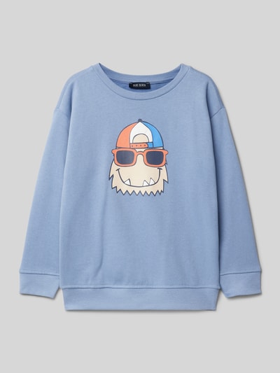 Blue Seven Sweatshirt mit Rundhalsausschnitt Blau 1