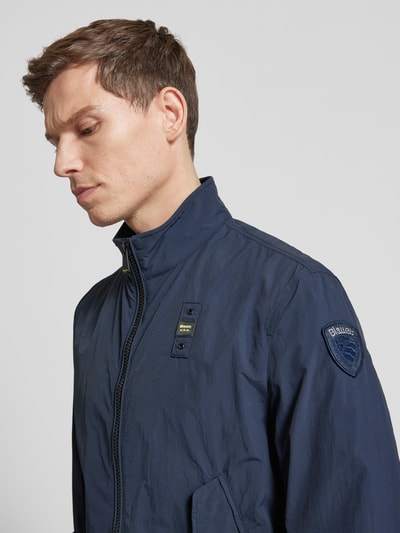 Blauer Usa Jacke mit Stehkragen Modell 'ALWIN' Marine 3