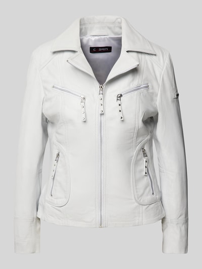 Cabrini Jacke mit Reißverschlusstaschen Weiss 2