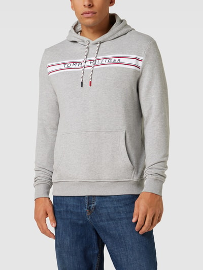 Tommy Hilfiger Hoodie met labelprint Lichtgrijs - 4