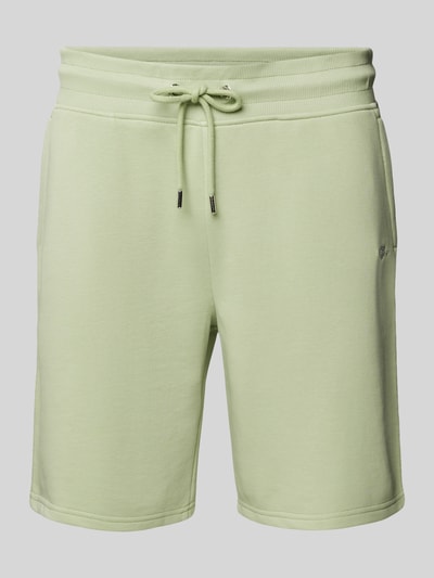 Gant Regular fit korte broek met elastische band Lichtgroen - 2