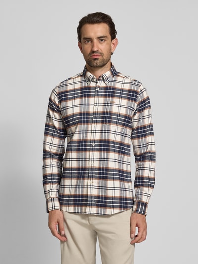 Barbour Tailored fit vrijetijdsoverhemd van puur katoen Ecru - 4