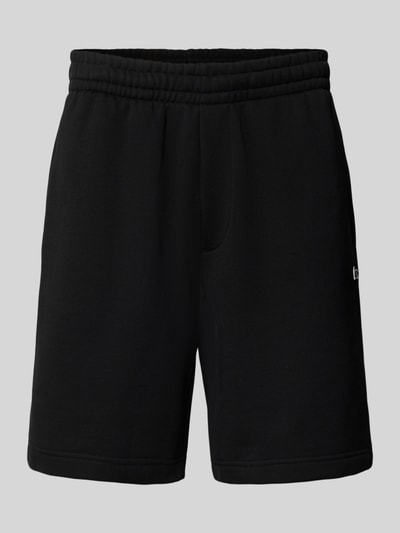 Lacoste Regular Fit Sweatshorts aus Baumwoll-Mix Black 1