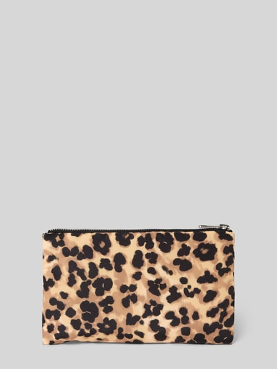 WOUF Pouch met labelpatch, model 'Feline' Middenbruin - 2