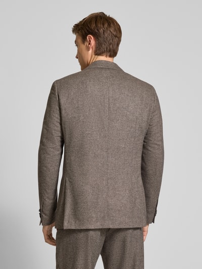 CG - Club of Gents 2-knoops colbert met reverskraag, model 'Conley' Lichtbruin - 5