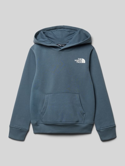 Produktfoto, Regular Fit Hoodie mit Logo-Print von The North Face, mieszanka bawełny, krój regular fit, nadruk z logo, kieszeń kangurka, elastyczne wykończenia