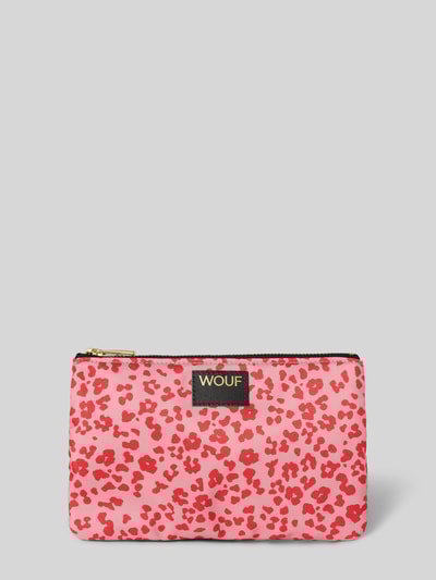 WOUF Pouch mit Label-Patch Modell 'Roar' Pink 1