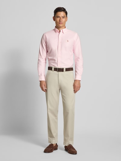 Polo Ralph Lauren Custom fit vrijetijdsoverhemd met button-downkraag Rosé - 1