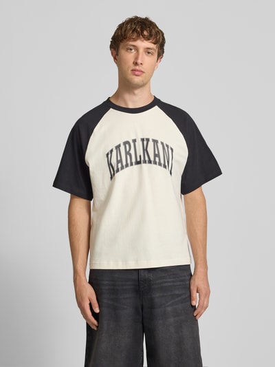Karl Kani Boxy Fit T-Shirt mit Label-Print Weiss 4
