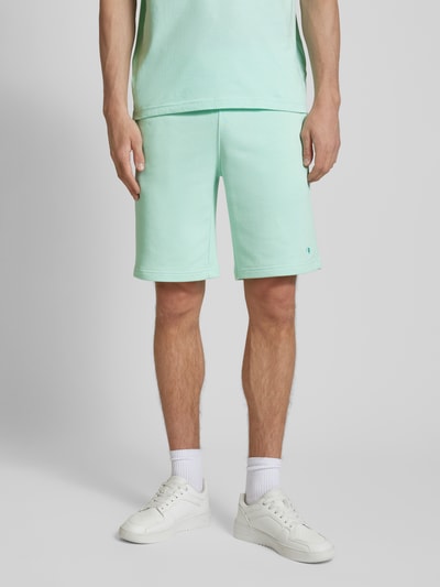 CHAMPION Regular fit sweatshorts met logostitching Mintgroen - 4