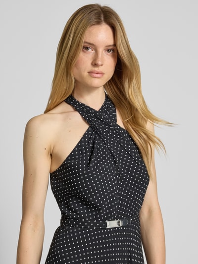 Lauren Ralph Lauren Avondjurk met riem Zwart - 3