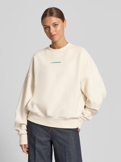 Armedangels Oversized Sweatshirt aus reiner Baumwolle Modell 'ALIZAA' Offwhite 4