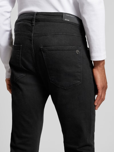 ELIAS RUMELIS Tapered Fit Mid Rise Jeans im 5-Pocket-Design Modell 'Noel' Anthrazit 3