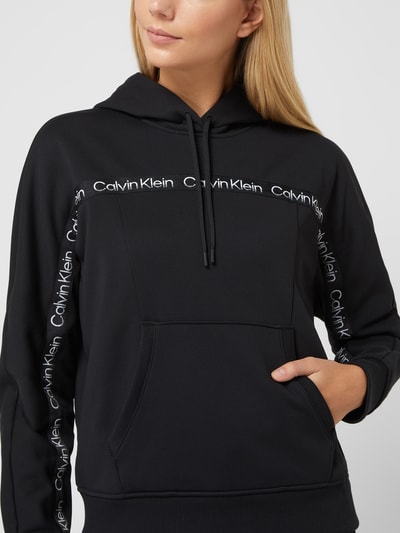 Calvin Klein Performance Hoodie aus Scuba  Schwarz 3