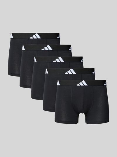 adidas Sportswear Boxershort met elastische band met logo in een set van 5 stuks Zwart - 1