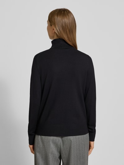 s.Oliver RED LABEL Regular Fit Rollkragenpullover aus Viskose-Mix BLACK 5