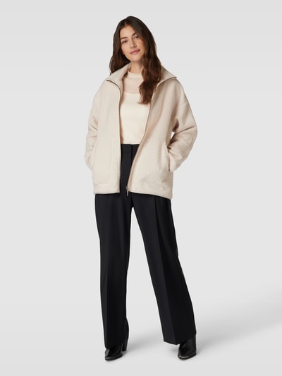 Marc Cain Gebreide pullover in riblook Offwhite - 1