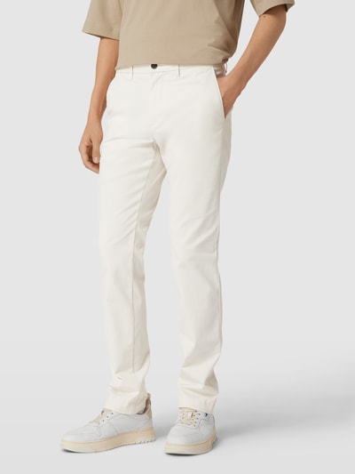 Tommy Hilfiger Pants Chino met Franse steekzakken, model 'DENTON' Ecru - 4