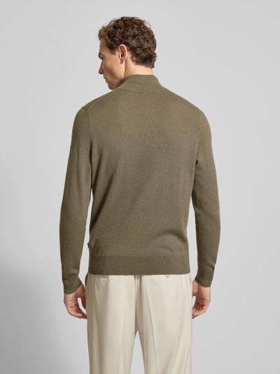 BOSS Regular fit schipperstrui van een mix van scheerwol en kasjmier, model 'HEMARLO' Leem - 5