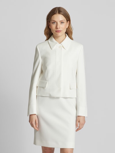 Windsor Blazer met platte kraag Offwhite - 4