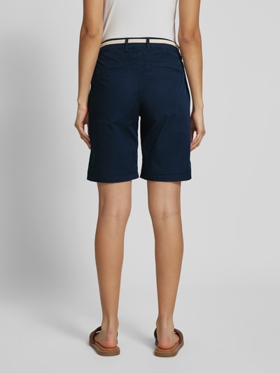 Tom Tailor Regular Fit Chinoshorts aus Baumwoll-Mix Dunkelblau 5