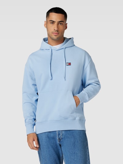 Tommy Jeans Hoodie mit Känguru-Tasche Hellblau 4