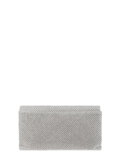 Jake*s Cocktail Clutch mit Strasssteinen Silber 5