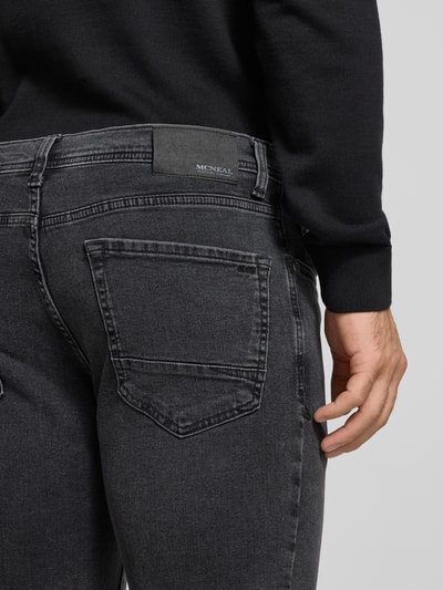 MCNEAL Straight fit jeans in 5-pocketmodel Middengrijs - 3