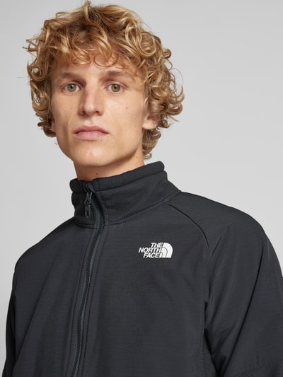 The North Face Sweatjack met labelstitching, model 'GLACIER' Donkergrijs - 3