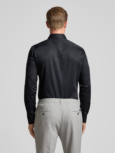 BOSS Slim Fit Businesshemd aus reiner Baumwolle Modell 'HANK' Black 5