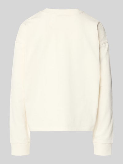 Calvin Klein Underwear Relaxed Fit Pullover aus reiner Baumwolle Offwhite 3