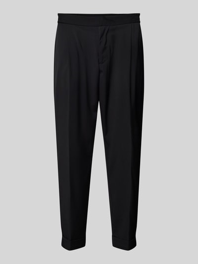 Antony Morato Tapered Fit Stoffhose mit elastischem Bund Black 1