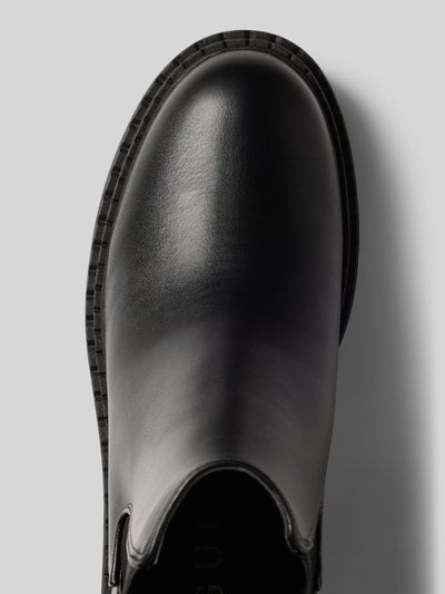 Guess Chelsea boots met logobedeltje, model 'Leanna' Zwart - 3