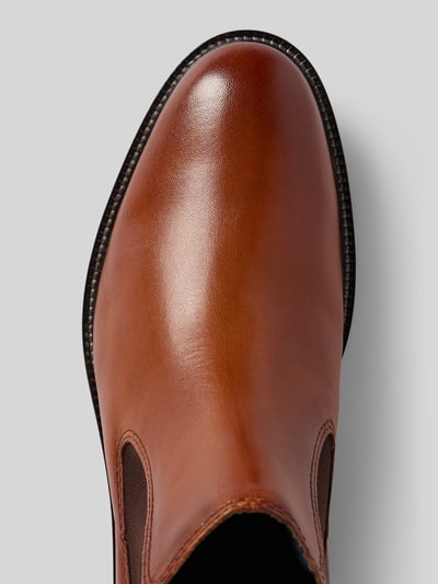 bugatti Boots aus Leder mit elastischen Einsätzen Modell 'Bonifacio' Cognac 3