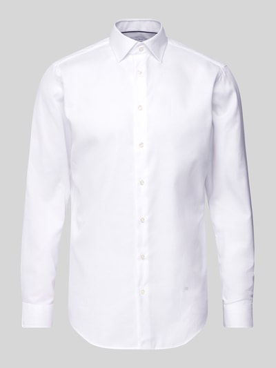 Christian Berg Men Regular Fit Business-Hemd mit Kentkragen Weiss 2