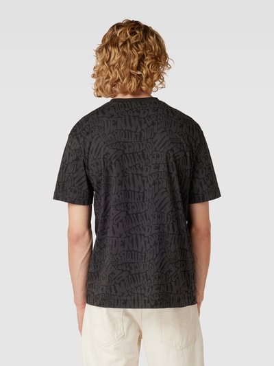 TOM TAILOR Denim Herren T-Shirt – Relaxed Fit Mit Allover-Print, Aus Baumwolle