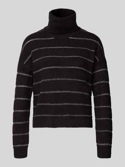 Vila Regular fit coltrui, model 'Zaza' Zwart - 2