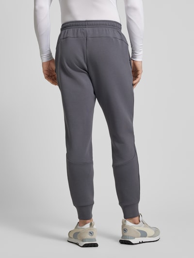 Under Armour Regular fit sweatpants met ritszak, model 'UNSTOPPABLE' Antraciet - 5