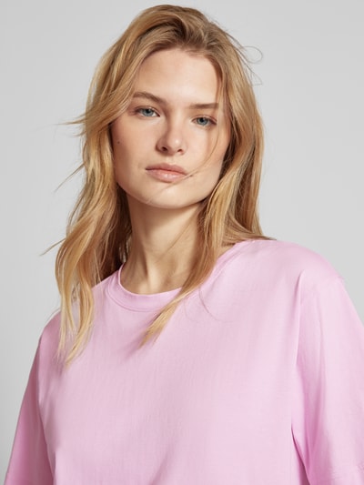 Jake*s Casual Oversized T-Shirt mit überschnittenen Schultern Rosa 3